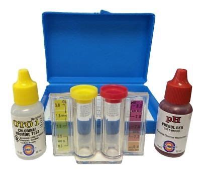 chlorine drop test kit|tester chlorine in tap water.